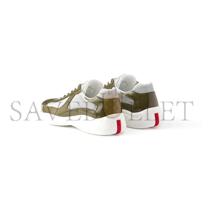 PRADA PATENT LEATHER AND TECHNICAL FABRIC PRADA AMERICA